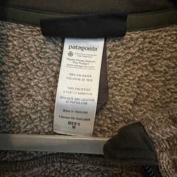 Patagonia Better Sweater Jacket Mens Medium Brown Full Zip Fleece Outdoor - Picture 4 of 4